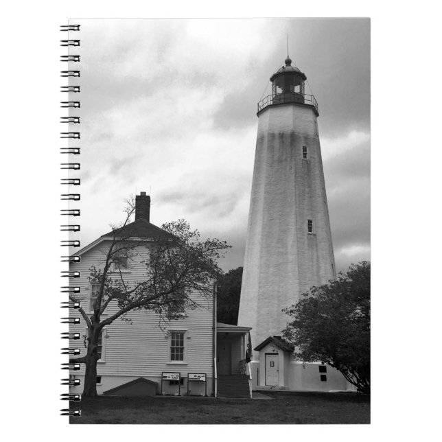 Sandy Hook Leuchtturm Notizblock (Vorderseite)