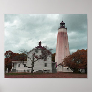 Sandy Hook Leuchtturm Poster