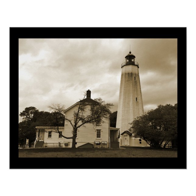 Sandy Hook Leuchtturm Poster (Vorderseite)