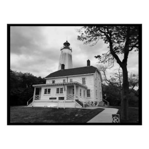 Sandy Hook Leuchtturm Poster
