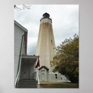Sandy Hook Leuchtturm Poster