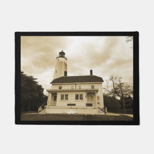 Sandy Hook Lighthouse Fußmatte