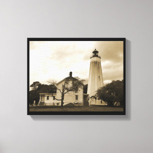Sandy Hook Lighthouse Leinwanddruck