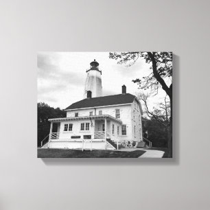 Sandy Hook Lighthouse Leinwanddruck