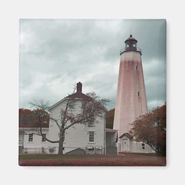 Sandy Hook Lighthouse Magnet (Vorne)