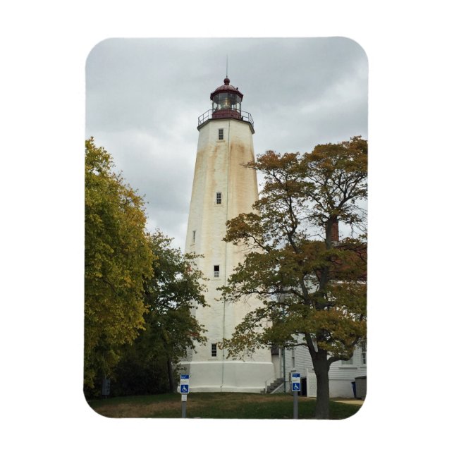 Sandy Hook Lighthouse Magnet (Vertikal)
