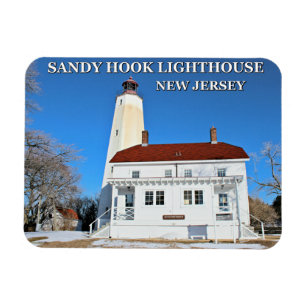 Sandy Hook Lighthouse, New Jersey Foto Magnet