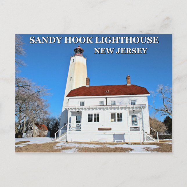 Sandy Hook Lighthouse, New Jersey Postcard Postkarte (Vorderseite)