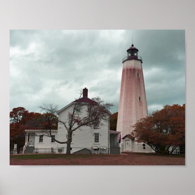 Sandy Hook Lighthouse Poster (Vorne)