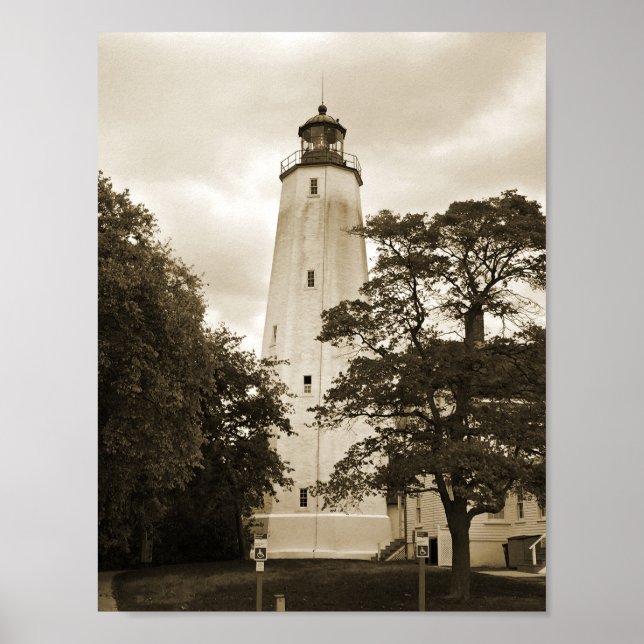 Sandy Hook Lighthouse Poster (Vorne)
