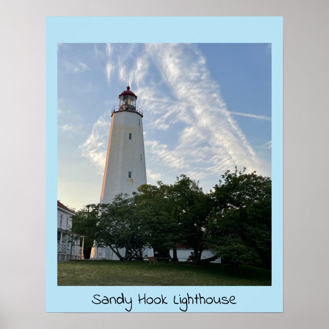 Sandy Hook Lighthouse Poster (Vorne)