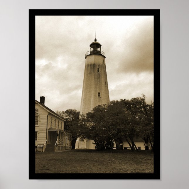 Sandy Hook Lighthouse Poster (Vorne)
