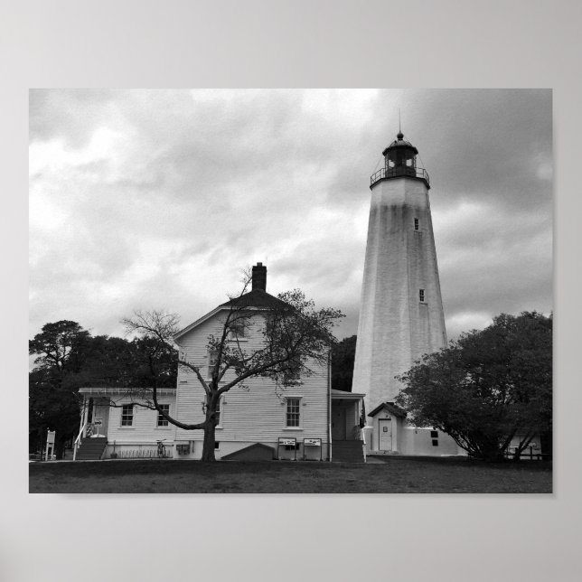 Sandy Hook Lighthouse Poster (Vorne)
