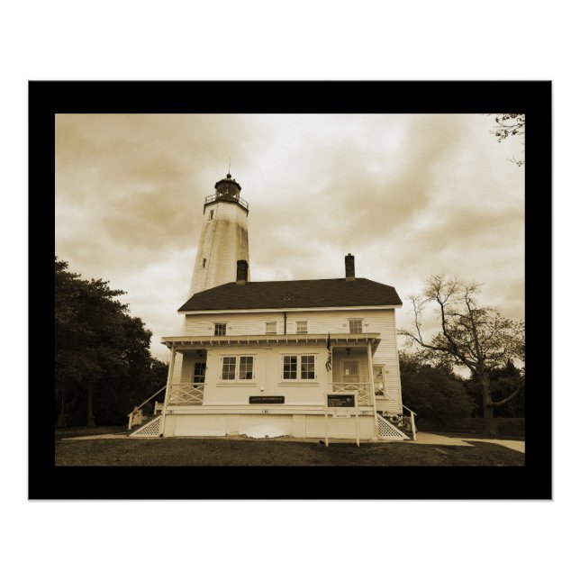 Sandy Hook Lighthouse Poster (Vorderseite)