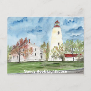 Sandy Hook Lighthouse Postkarte