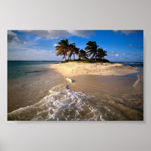 Sandy Island, Anguilla, Karibik Poster
