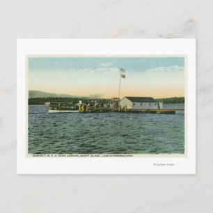 Sandy Island, Boston YMCA Camp Landing View Postkarte
