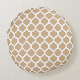 Sandy marokkanische Pattern Rundkissen Rundes Kissen