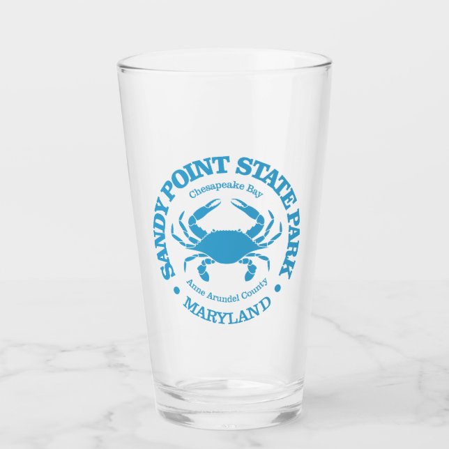 Sandy Point SP (Krabbe) Glas (Vorderseite)