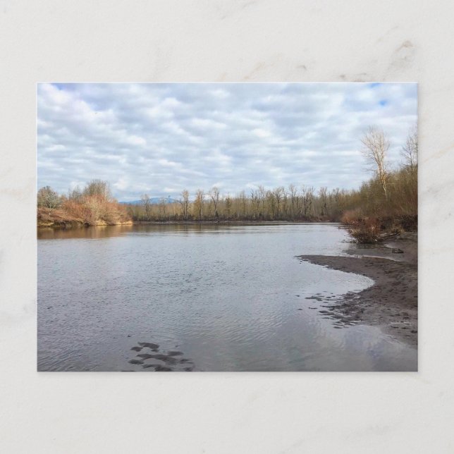 Sandy River, Troutdale, Oregon Poster Mouse Pad Postkarte (Vorderseite)