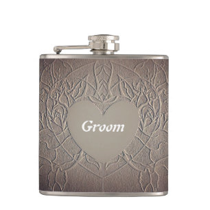 Sandy Rose Groom Flask Flachmann