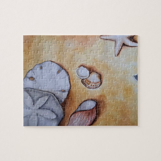 Sandy Seashells Puzzle (Horizontal)