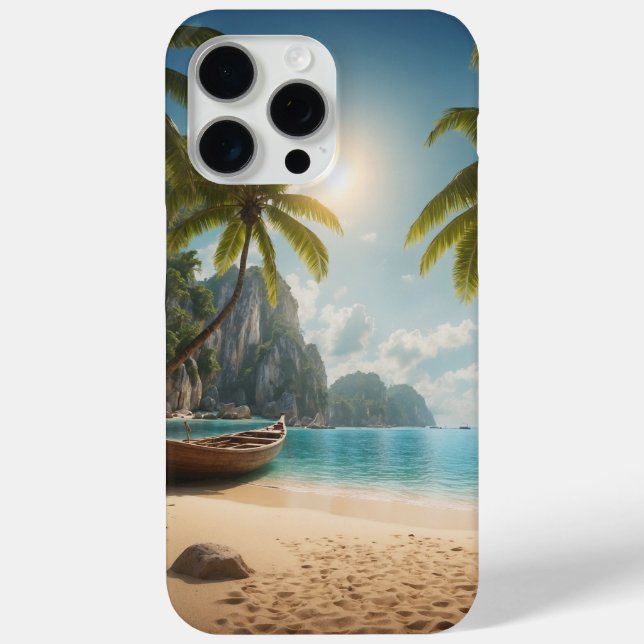 "Sandy Serenity: iPhone Case Design" (Rückseite)