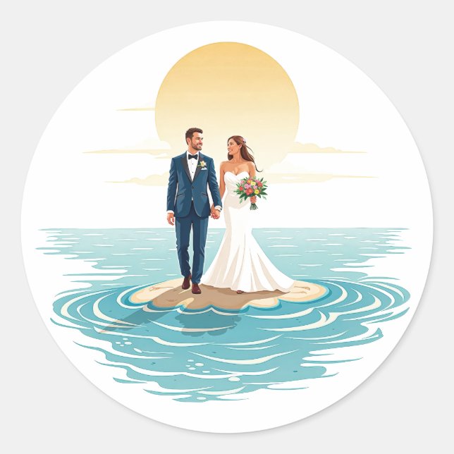 Sandy Shoes Romance Sticker (Vorderseite)