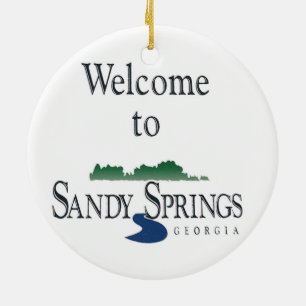 Sandy Springs, Atlanta, Georgia, Weihnachtsschmuck