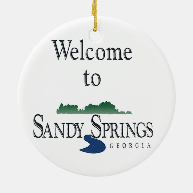 Sandy Springs, Atlanta, Georgia, Weihnachtsschmuck (Hinten)
