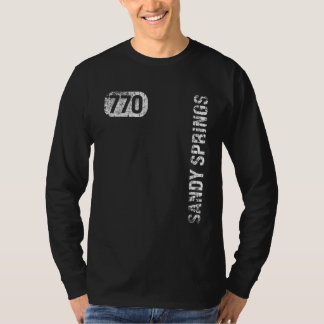 Sandy Springs Georgia 770 Vorwahl Vintage Retro T-Shirt