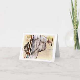 Sandy-Strand-Mitteilungskarten-freier Raum nach Karte