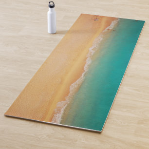 Sandy-Strand-Ufer-Ozean-Türkis-Yoga-Matte Yogamatte