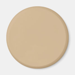 Sandy Tan D2B48C - Option zum Hinzufügen von Namen Magnet