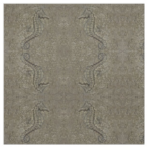 Sandy Textured Seepferd Fotograf Stoff