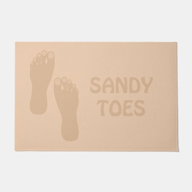 Sandy Toes Beach House Door Mat Fußmatte (Vorderseite)