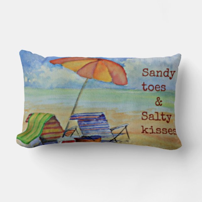 Sandy Toes Kissen (Vorderseite)