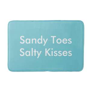 Sandy Toes Salty Kisses Bath Matt Badematte
