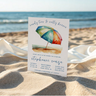 Sandy Toes & Salty Kisses, Brautjunggesellinnenabs Einladung