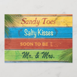 Sandy Toes Salty Kisses Probe Dinner einladen Einladung