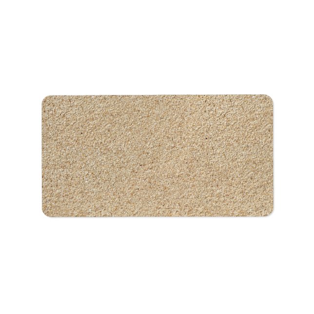 Sandy Toes Salty Kisses Weihnachtsanschrift Adressaufkleber (Vorne)