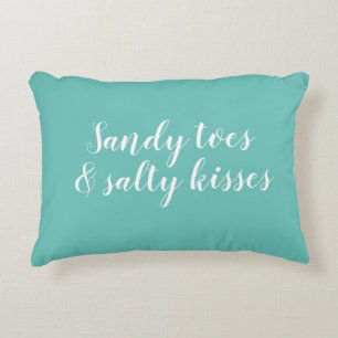 Sandy Toes und Salty Kisses Accent Pillow Dekokissen