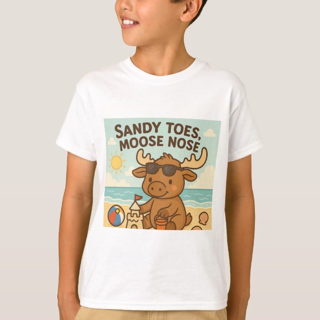 Sandy Tos, Elsennase - Niedlicher Sommer-Kids-T -  T-Shirt (Vorderseite)