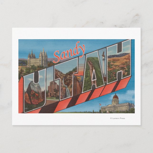 Sandy, UtahLarge Letter ScenesSandy, ABER Postkarte (Vorderseite)