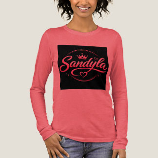 Sandyla Damen Grafik T-Shirt – Tri-Blend Shirt