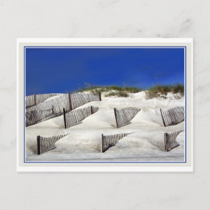 Sandzäune Postkarte