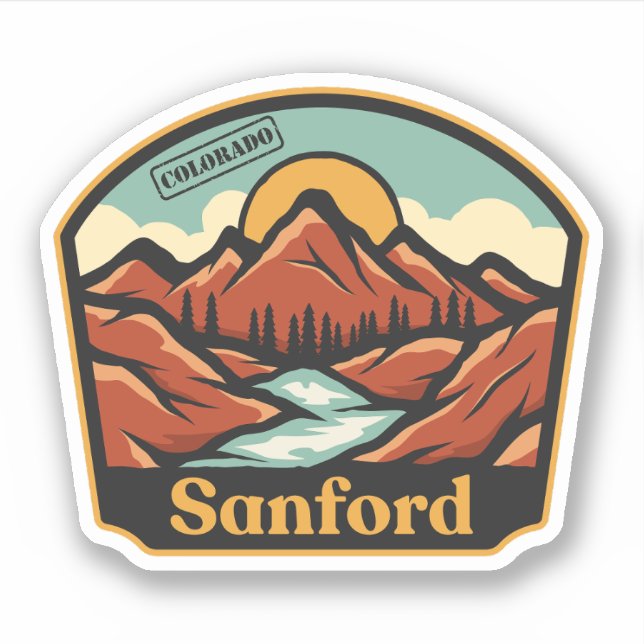 Sanford, Colorado Sticker (Vorderseite)