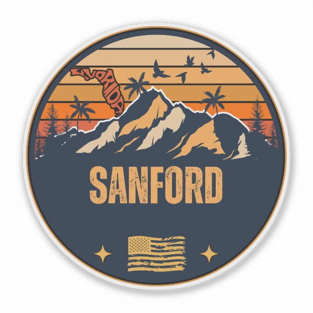 Sanford, Florida Aufkleber (Vorderseite)