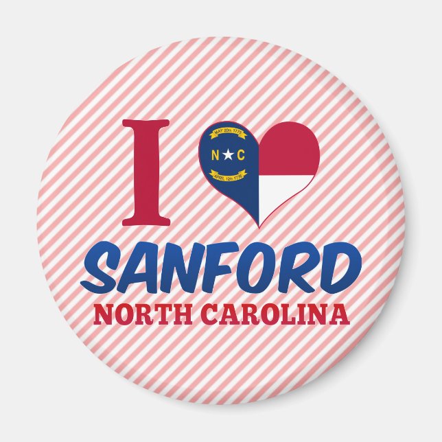 Sanford, North Carolina Magnet (Vorne)