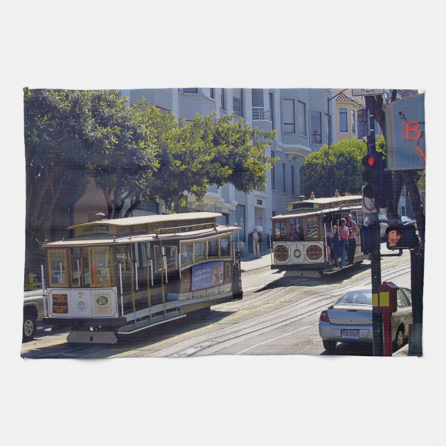 SanFrancisco001 Geschirrtuch (Horizontal)